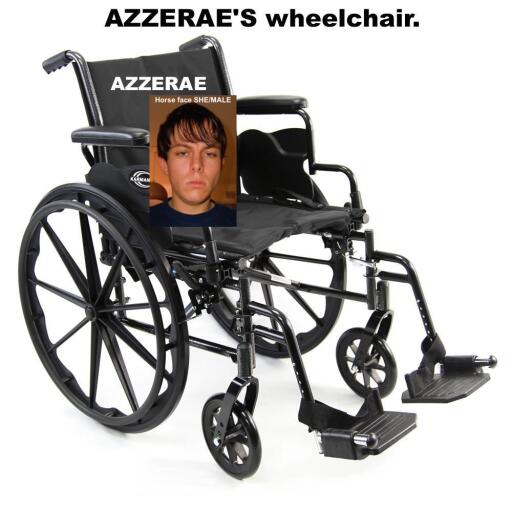 AZZERAE'S wheelchair:with:IMAGE