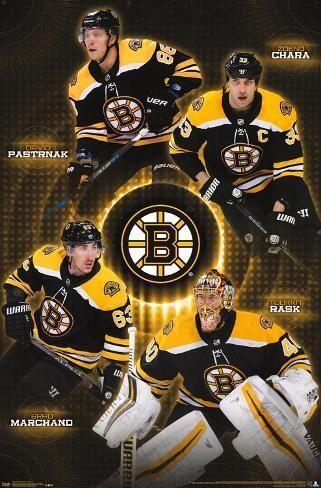 Poster NHL BOSTON BRUINS TEAM 17 22x15in 2