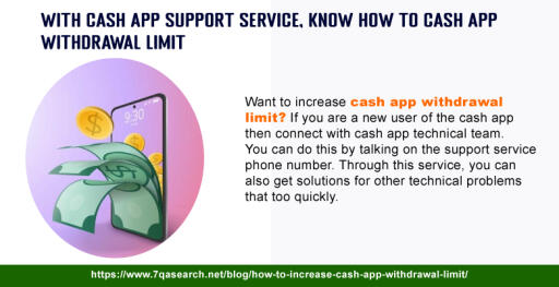 With cash app support service, know how to cash app withdrawal limit