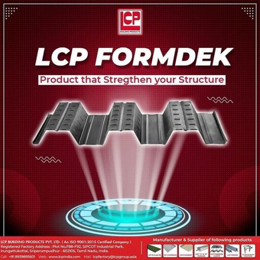 W Profile LCP Decking Sheet In India