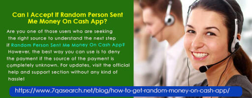 Can I Accept If Random Person Sent Me Money On Cash App?