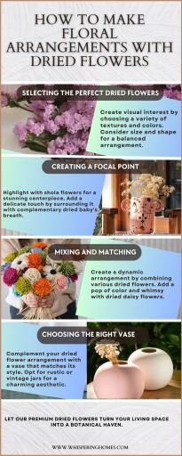 How to make Floral Arrangements with Dried Flowers.