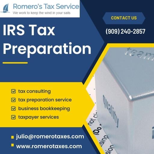IRS Tax Preparation Services by Romero's Tax Service