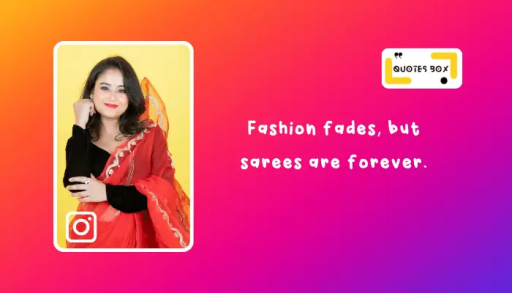 17. Fashion fades, but sarees are forever