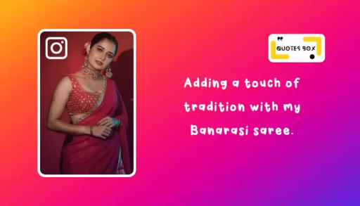 37. Adding a touch of tradition with my Banarasi saree